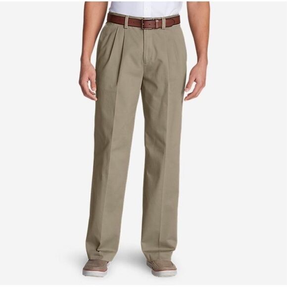 Eddie Bauer Wrinkle Resistant Relaxed Fit Pants Size 33x34 - Picture 10 of 10
